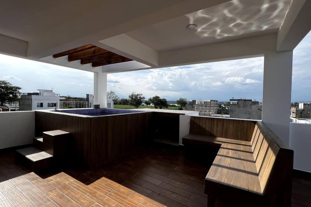 Casa Lua Tequesquitengo. Alberca, Jacuzzi Y Roof Exteriör bild