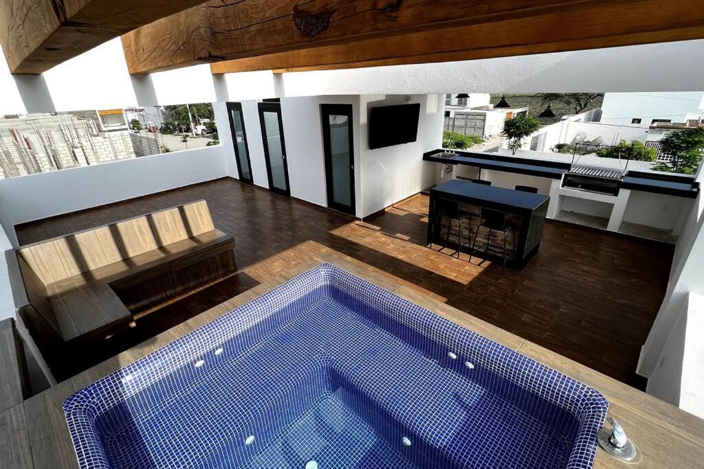 Casa Lua Tequesquitengo. Alberca, Jacuzzi Y Roof Exteriör bild